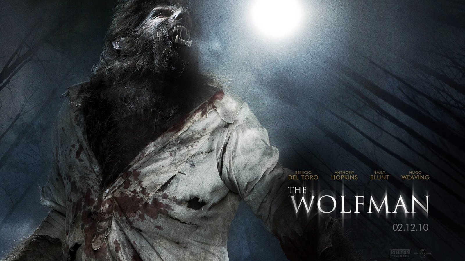 Обои 2010, человек-волк, оборотень, the wolf man, werewolf разрешение 1920x1200 Загрузить