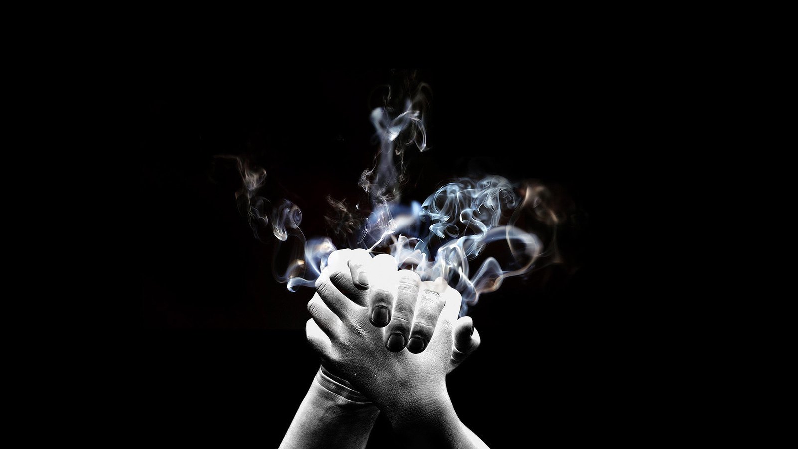 Обои дым, руки, smoke, hands разрешение 1920x1200 Загрузить