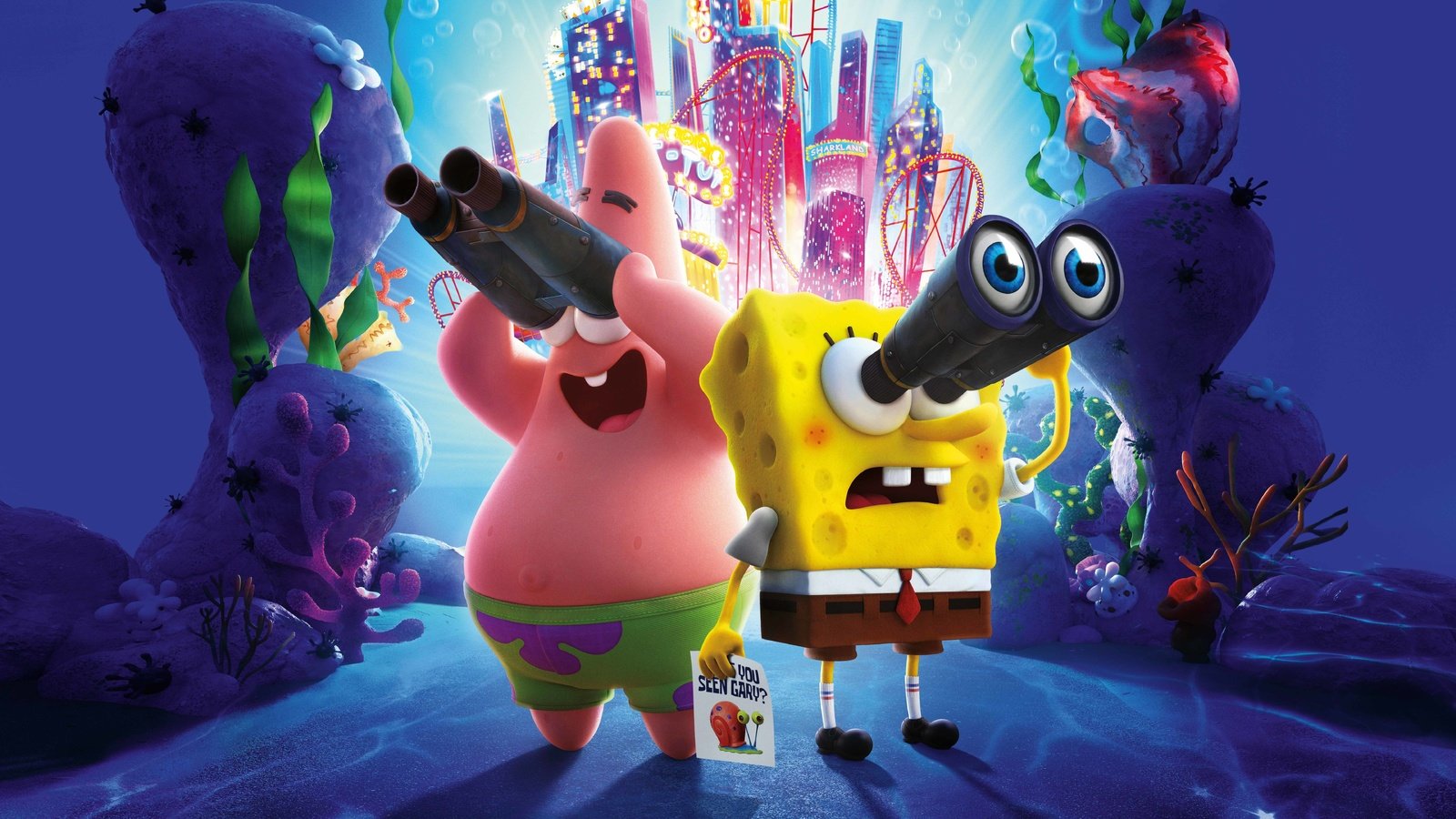 Обои губка боб, патрик, the spongebob movie: sponge on the run, spongebob, patrick разрешение 7680x4320 Загрузить