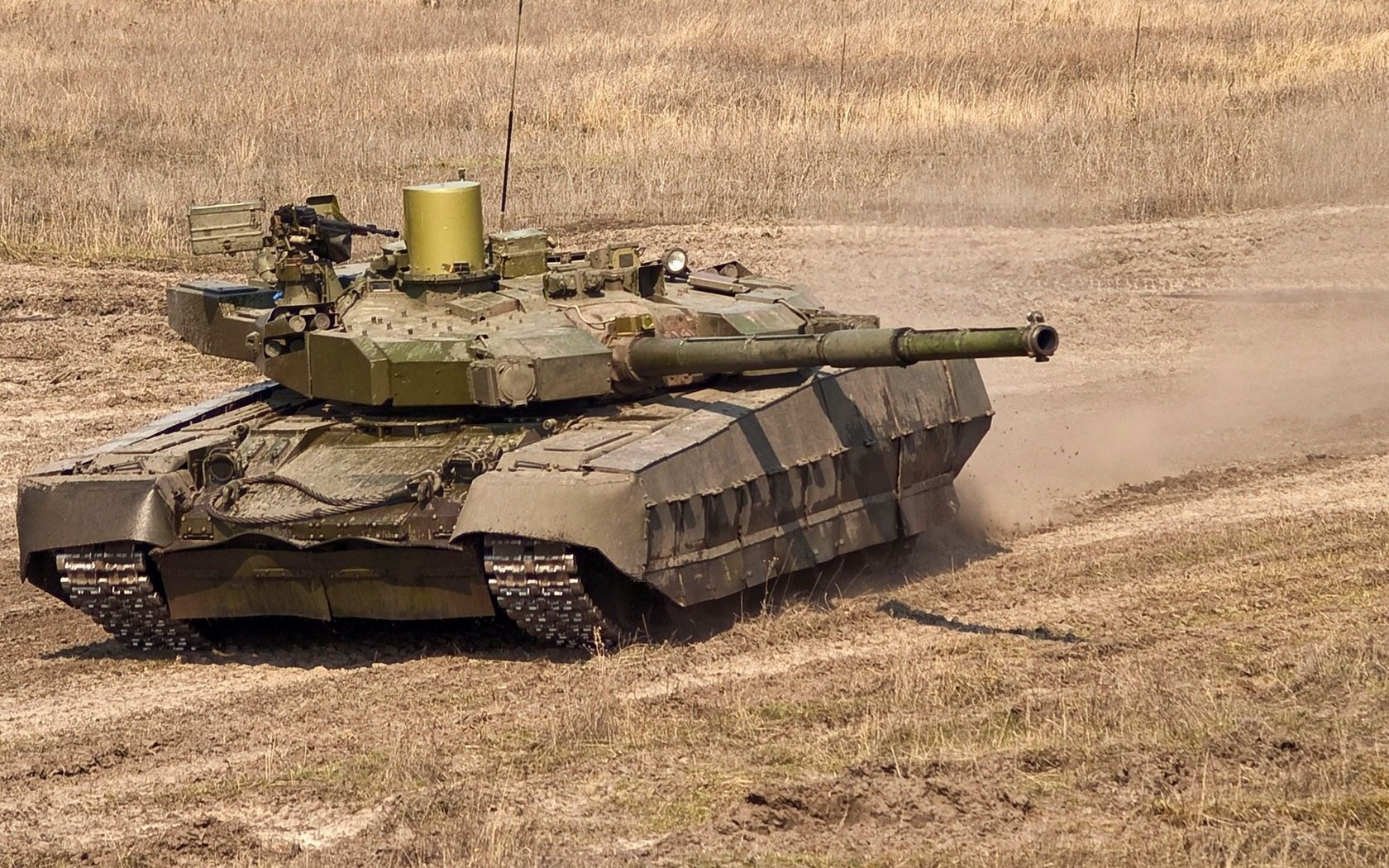 Обои танк, степь, украина, т84у, tank, the steppe, ukraine разрешение 1920x1080 Загрузить