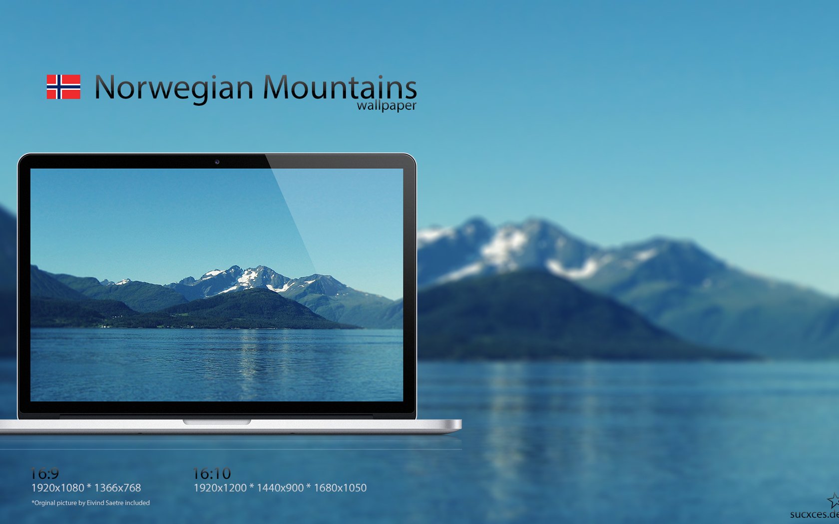 Обои горы, монитор, норвегия, норвежский, mountains, monitor, norway, norwegian разрешение 1920x1080 Загрузить