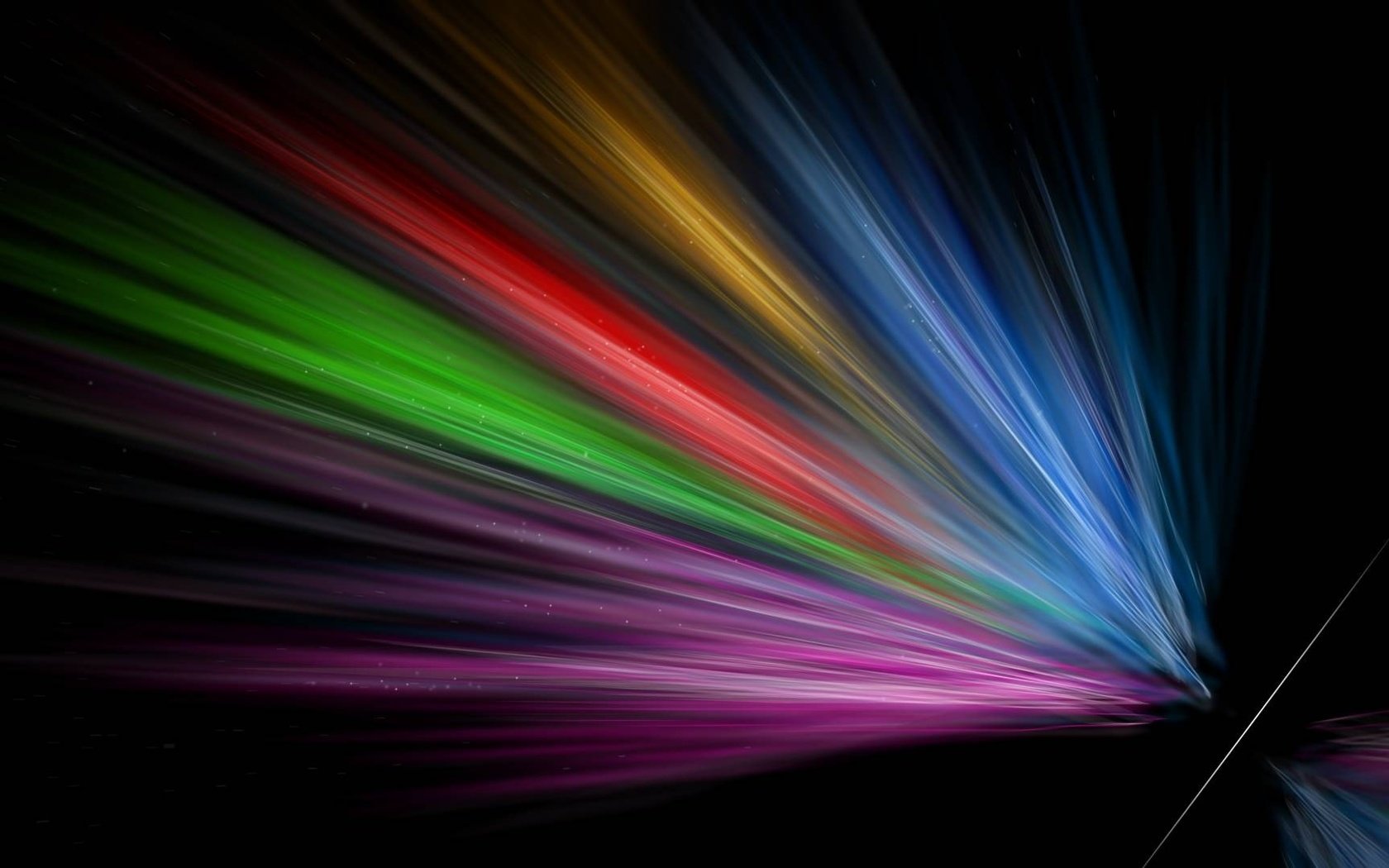 Обои линии, лучи, цвет, радуга, форма, черный фон, line, rays, color, rainbow, form, black background разрешение 1920x1080 Загрузить