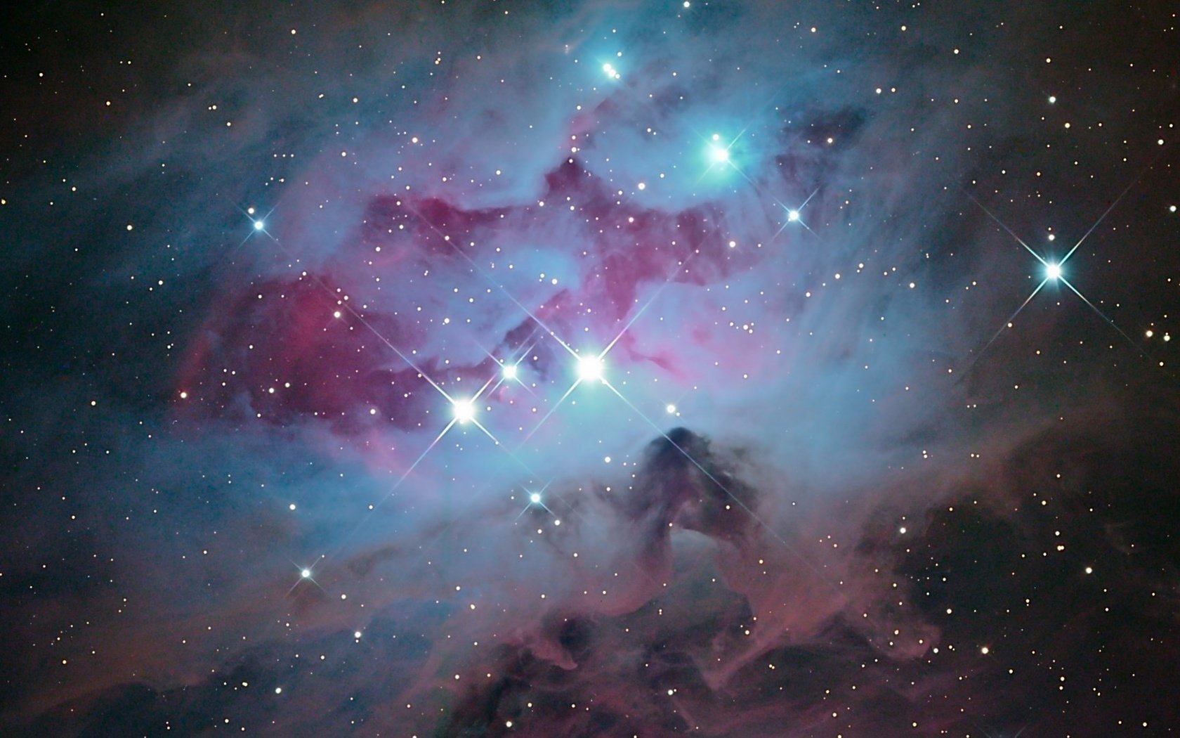 Обои космос, звезды, туманность, орион, space, stars, nebula разрешение 1920x1080 Загрузить