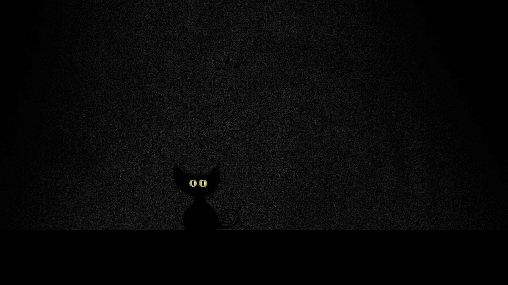 Обои глаза, кот, кошка, взгляд, черный, минимализм, eyes, cat, look, black, minimalism разрешение 2560x1600 Загрузить