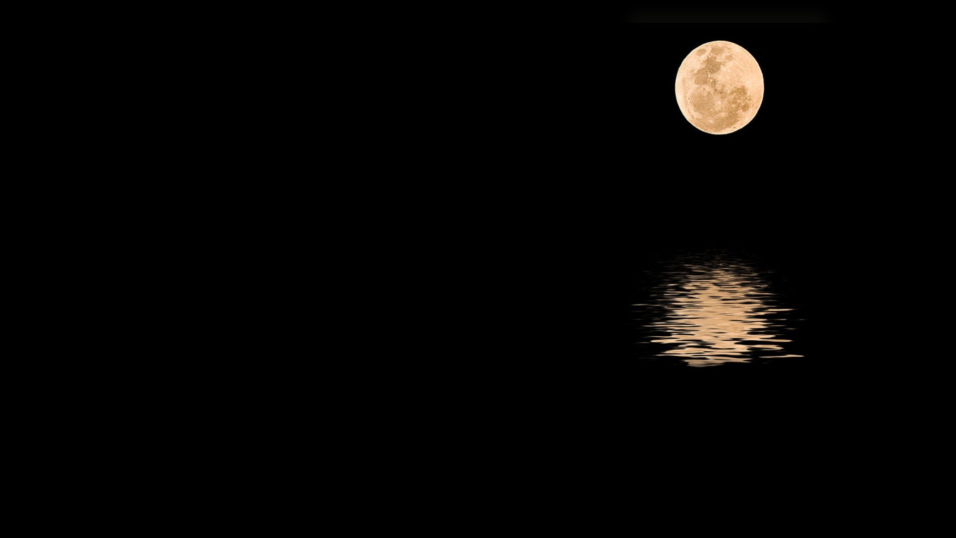 Обои ночь, отражение, луна, night, reflection, the moon разрешение 1920x1200 Загрузить