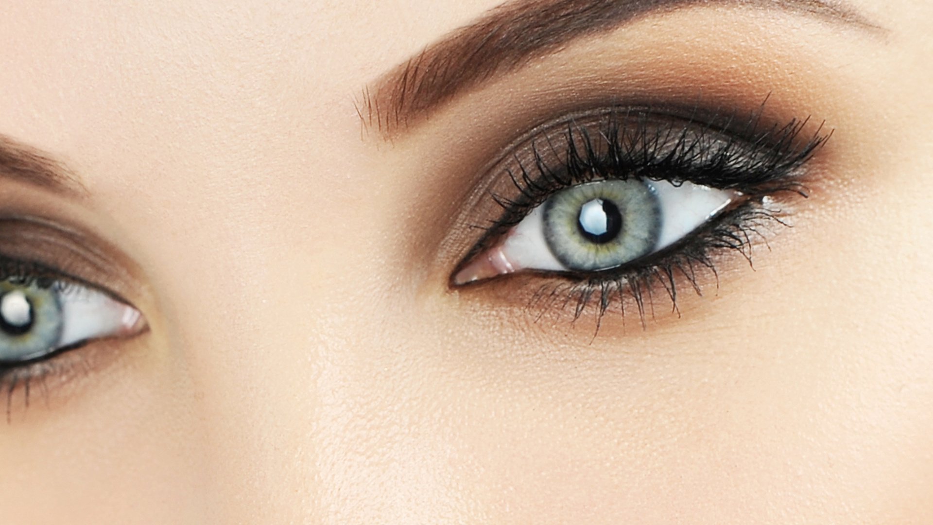 Обои глаза, синие, макияж, женщина, голубая, взор, грим, eyes, blue, makeup, woman разрешение 2737x2014 Загрузить