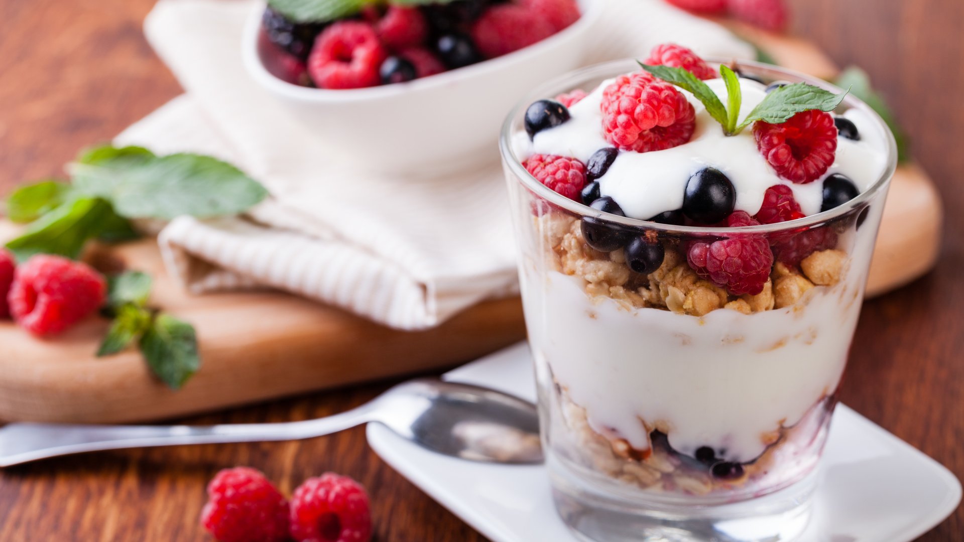 Обои малина, ягоды, десерт, хлопья, йогурт, raspberry, berries, dessert, cereal, yogurt разрешение 5616x3744 Загрузить