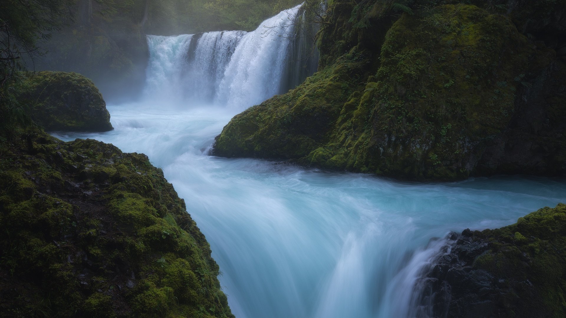 Обои скалы, водопад, поток, rocks, waterfall, stream разрешение 2048x1455 Загрузить