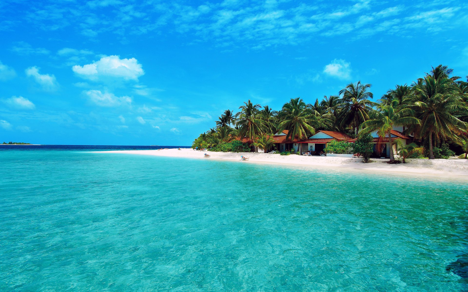 Обои море, пляж, остров, тропики, мальдивы, sea, beach, island, tropics, the maldives разрешение 4288x2848 Загрузить