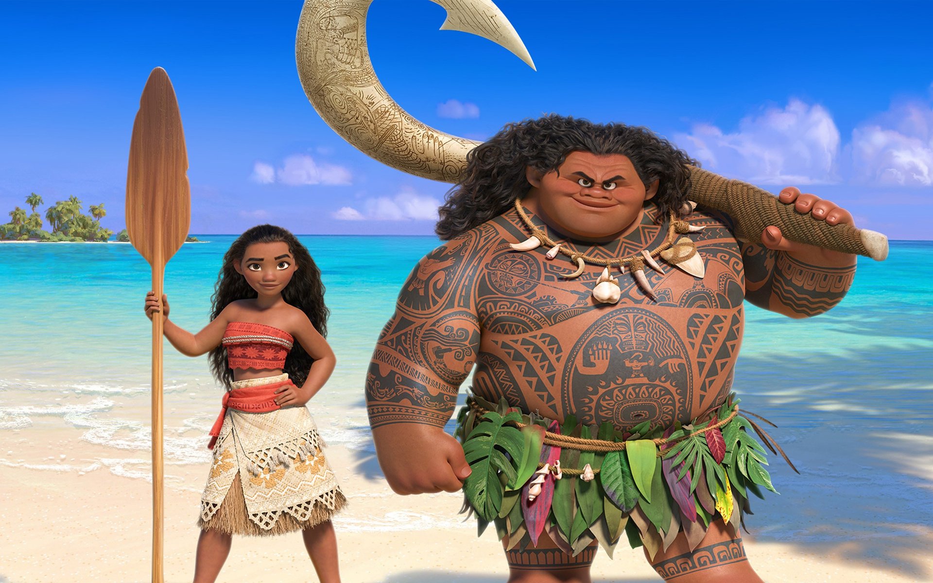 Обои дисней, моана, мауи, disney, moana, maui разрешение 2560x1600 Загрузить