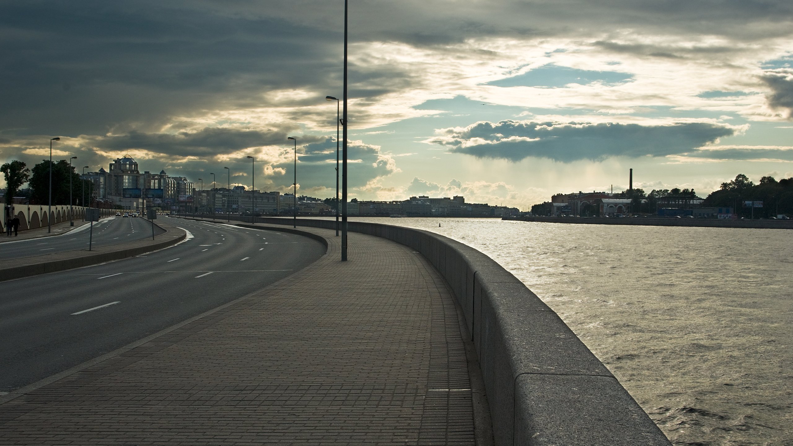 Обои набережная, санкт-петербург, питер, росия, promenade, saint petersburg, peter, rosia разрешение 3872x2592 Загрузить