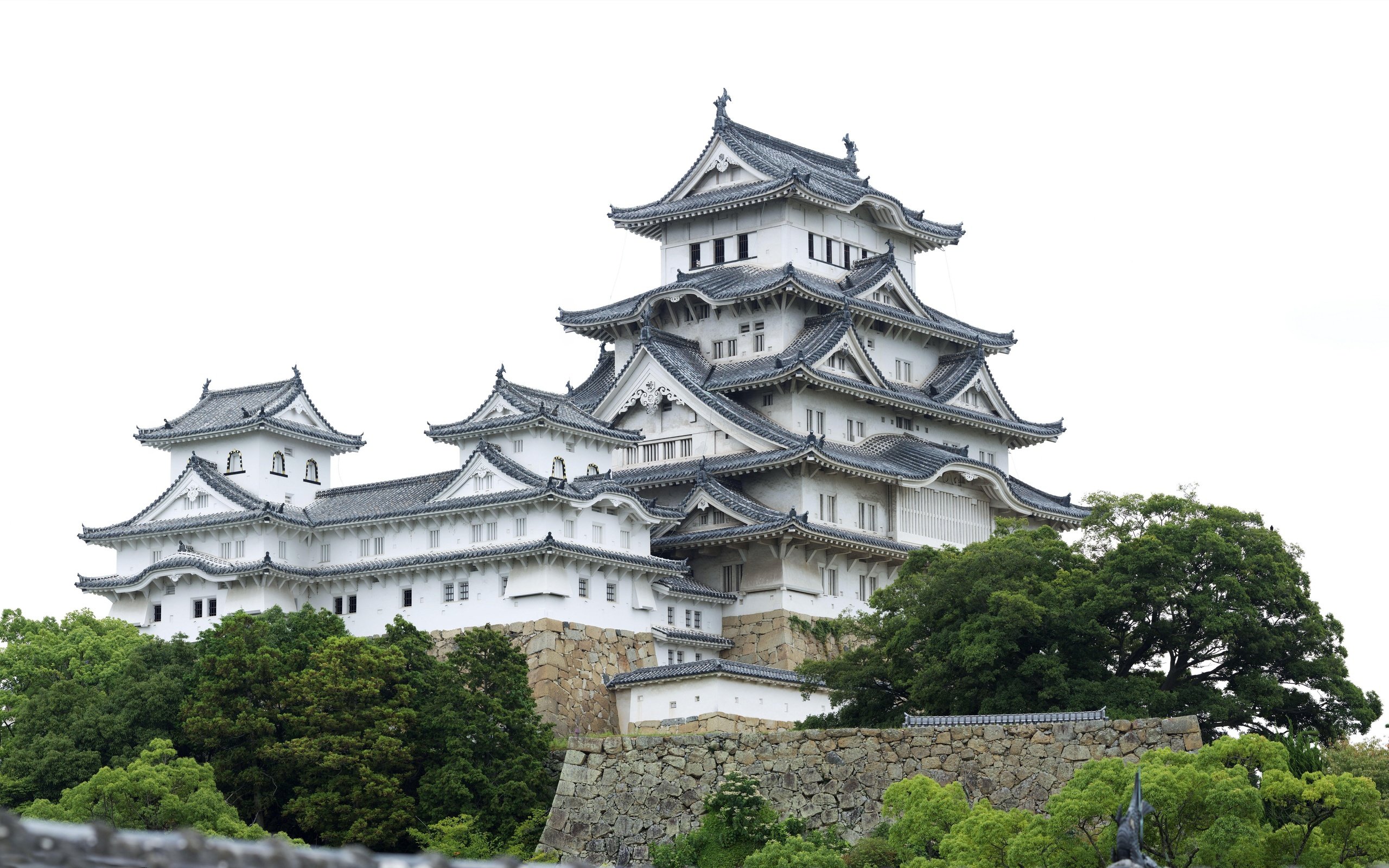 Обои пейзаж, япония, дом, архитектура, замок химэдзи, landscape, japan, house, architecture, himeji castle разрешение 7680x4320 Загрузить