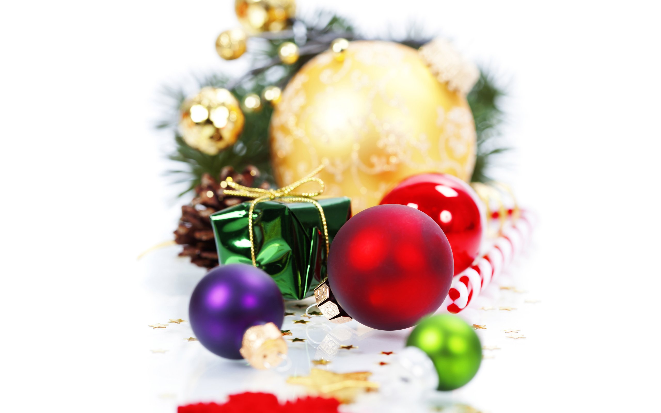 Обои новый год, шары, праздник, рождество, елочные игрушки, новогодние украшения, new year, balls, holiday, christmas, christmas decorations разрешение 5000x5000 Загрузить