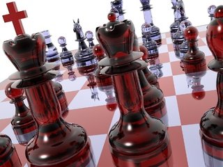 Обои шахматы, доска, 3д, chess, board, 3d разрешение 1998x1449 Загрузить