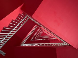 Обои лестница, фон, стены, ladder, background, wall разрешение 2048x1365 Загрузить