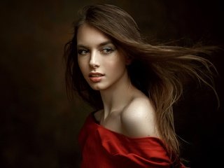 Обои девушка, портрет, взгляд, волосы, вика, girl, portrait, look, hair, vika разрешение 2048x1153 Загрузить