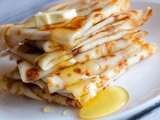 Обои еда, блины, масленица, крупным планом, фуд-фото, food, pancakes, carnival, closeup, food photo разрешение 2304x1536 Загрузить