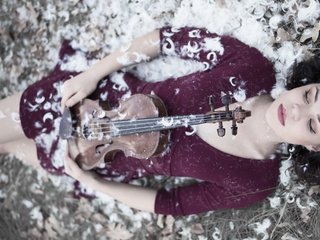 Обои скрипка, музыка, violin, music разрешение 3840x2160 Загрузить