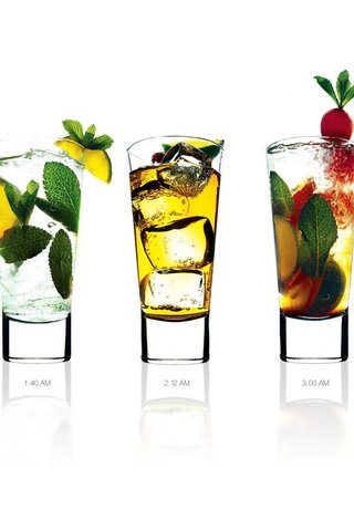 Обои лёд, напитки, коктейли, стаканы, ice, drinks, cocktails, glasses разрешение 1920x1200 Загрузить