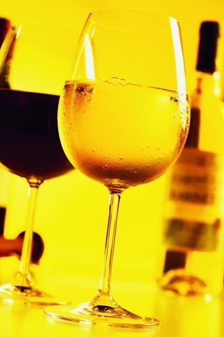 Обои вино, бокалы, бутылки, алкоголь, белое и красное вино, wine, glasses, bottle, alcohol, white and red wine разрешение 1920x1200 Загрузить