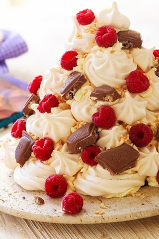 Обои крем для торта, малина, еда, сладкое, торт, десерт, пирожное, cream cake, raspberry, food, sweet, cake, dessert разрешение 1920x1200 Загрузить