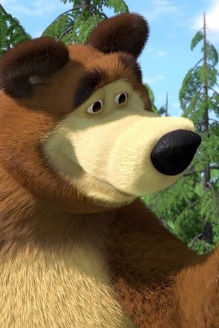 Обои клубника, мультфильм, мишка, маша и медведь, strawberry, cartoon, bear, masha and the bear разрешение 1920x1080 Загрузить