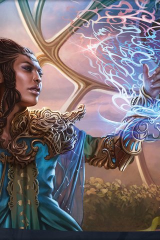 Обои арт, магия, magic the gathering, mtg, magali villeneuve, rashmi, kaladesh, art, magic разрешение 2560x1600 Загрузить