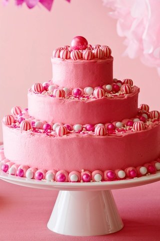 Обои конфеты, розовый, торт, торты, многоярусный, candy, pink, cake, cakes разрешение 4096x3072 Загрузить