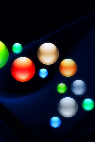 Обои свет, фон, цвет, шар, шарик, круг, light, background, color, ball, round разрешение 1920x1200 Загрузить