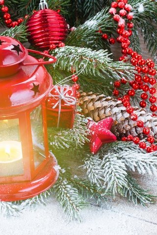 Обои новый год, елка, украшения, фонарь, рождество, new year, tree, decoration, lantern, christmas разрешение 2880x1800 Загрузить