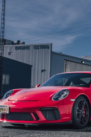 Обои машина, авто, краcный, порш, gt3, machine, auto, red, porsche разрешение 2112x1188 Загрузить