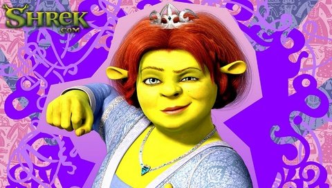 Обои шрек, фиона, принцесса, shrek, fiona, princess разрешение 1920x1080 Загрузить