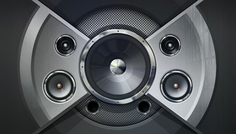 Обои музыка, чб, колонки, акустика, music, bw, speakers, acoustics разрешение 1920x1200 Загрузить