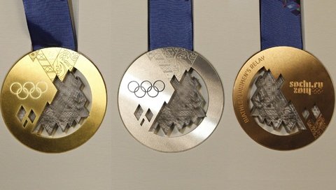 Обои медаль, серебро, золото, бронза, олимпийские игры, медали, сочи-2014, medal, silver, gold, bronze, olympic games, medals, sochi 2014 разрешение 1920x1080 Загрузить