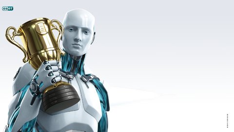 Обои робот, eset, nod32, антивирус, robot, antivirus разрешение 1920x1080 Загрузить