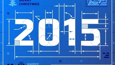 Обои чертеж, с новым годом, 2015 год, счастливого рождества, drawing, happy new year, 2015, merry christmas разрешение 1932x1208 Загрузить