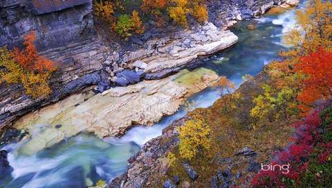 Обои река, осень, швеция, river, autumn, sweden разрешение 1920x1200 Загрузить