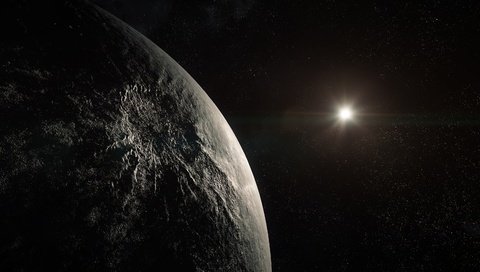 Обои космос, звезды, планета, тьма, space, stars, planet, darkness разрешение 3200x1800 Загрузить