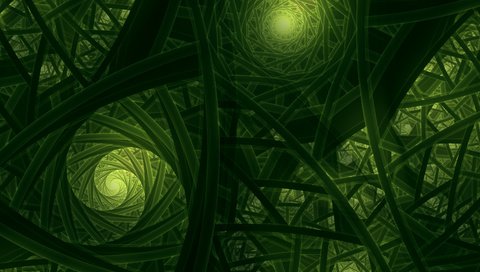 Обои абстракция, зелёный, цвет, форма, фрактал, abstraction, green, color, form, fractal разрешение 4000x2667 Загрузить