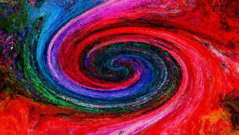 Обои абстракция, цвета, узор, цвет, форма, спираль, живопись, ураган, abstraction, color, pattern, form, spiral, painting, hurricane разрешение 2560x1536 Загрузить