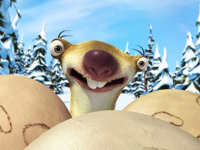 Обои мультфильм, ледниковый период, ленивец, cartoon, ice age, sloth разрешение 2814x1581 Загрузить