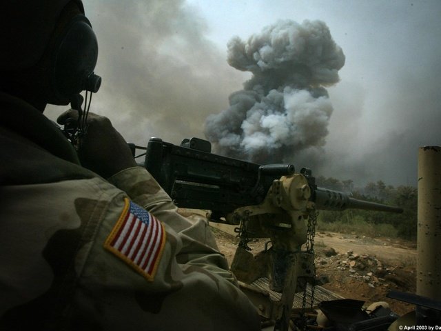 Обои сша, взрыв, ирак, пулемет, перестрелка, конвой, usa, the explosion, iraq, machine gun, shootout, the convoy разрешение 2464x1648 Загрузить