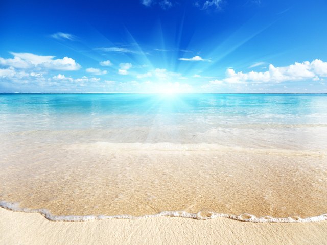 Обои свет, море, пляж, яркий, light, sea, beach, bright разрешение 2560x1920 Загрузить