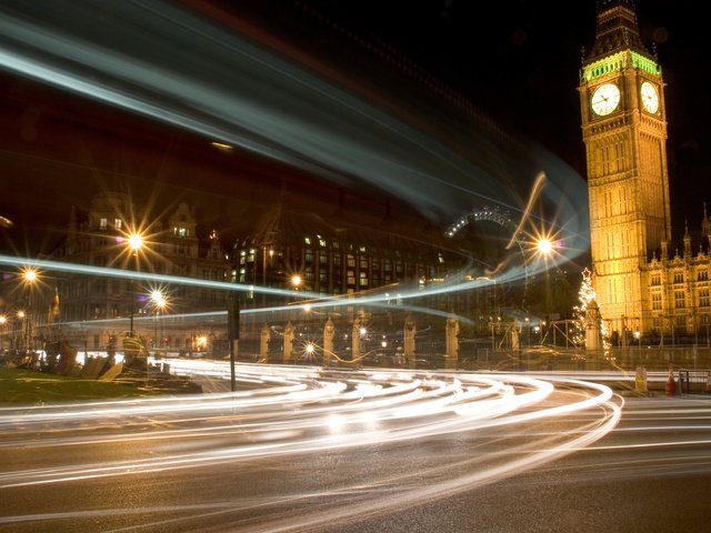 Обои лондон, westminster lights, bigben, london разрешение 3504x2336 Загрузить