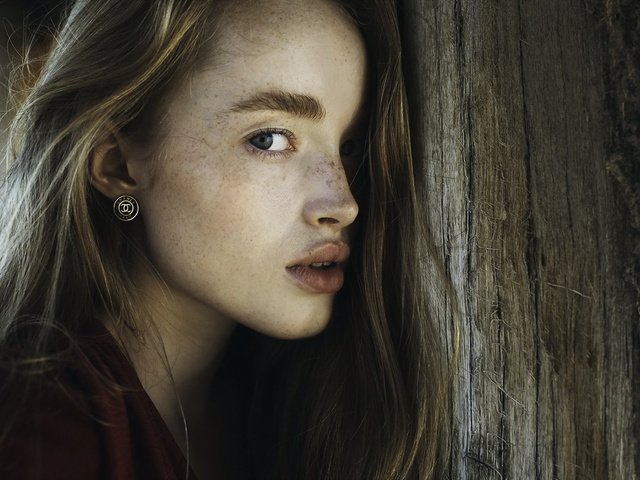 Обои девушка, портрет, взгляд, веснушки, yani, claire alice young, girl, portrait, look, freckles разрешение 1920x1200 Загрузить