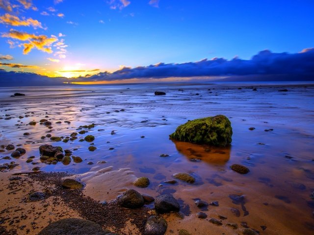 Обои камни, пляж, побережье, океан, сша, гавайи, остров мауи, stones, beach, coast, the ocean, usa, hawaii разрешение 2560x1600 Загрузить