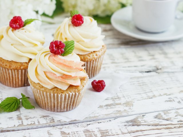 Обои малина, десерт, пирожное, кексы, raspberry, dessert, cake, cupcakes разрешение 5184x3456 Загрузить