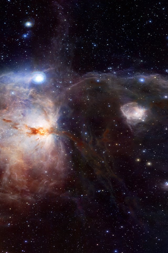 Обои космос, эмиссионная туманность, созвездие орион, space, emission nebula, the constellation of orion разрешение 2560x1600 Загрузить