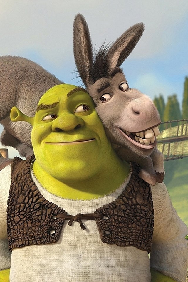 Обои осел, шрек, 1235, donkey, shrek разрешение 1920x1080 Загрузить