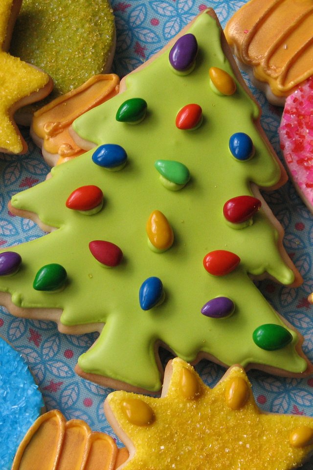 Обои елка, сладости, печенье, выпечка, новогоднее печенье, tree, sweets, cookies, cakes разрешение 1920x1440 Загрузить